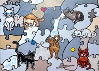 Katzen Puzzle